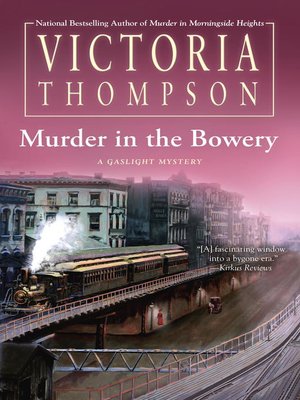 cover image of Murder in the Bowery